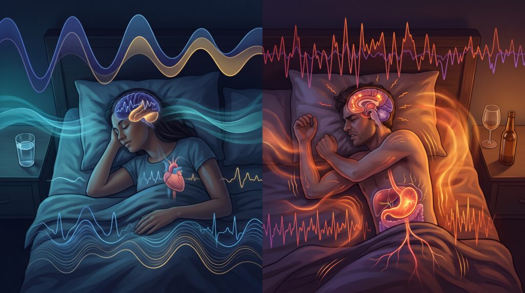 How Alcohol Ruins Deep Sleep The Hidden Cost of Evening Drinking on Recovery
